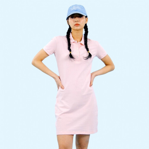 라코스테 스트레치 코튼 피케 폴로 원피스 7종 택1